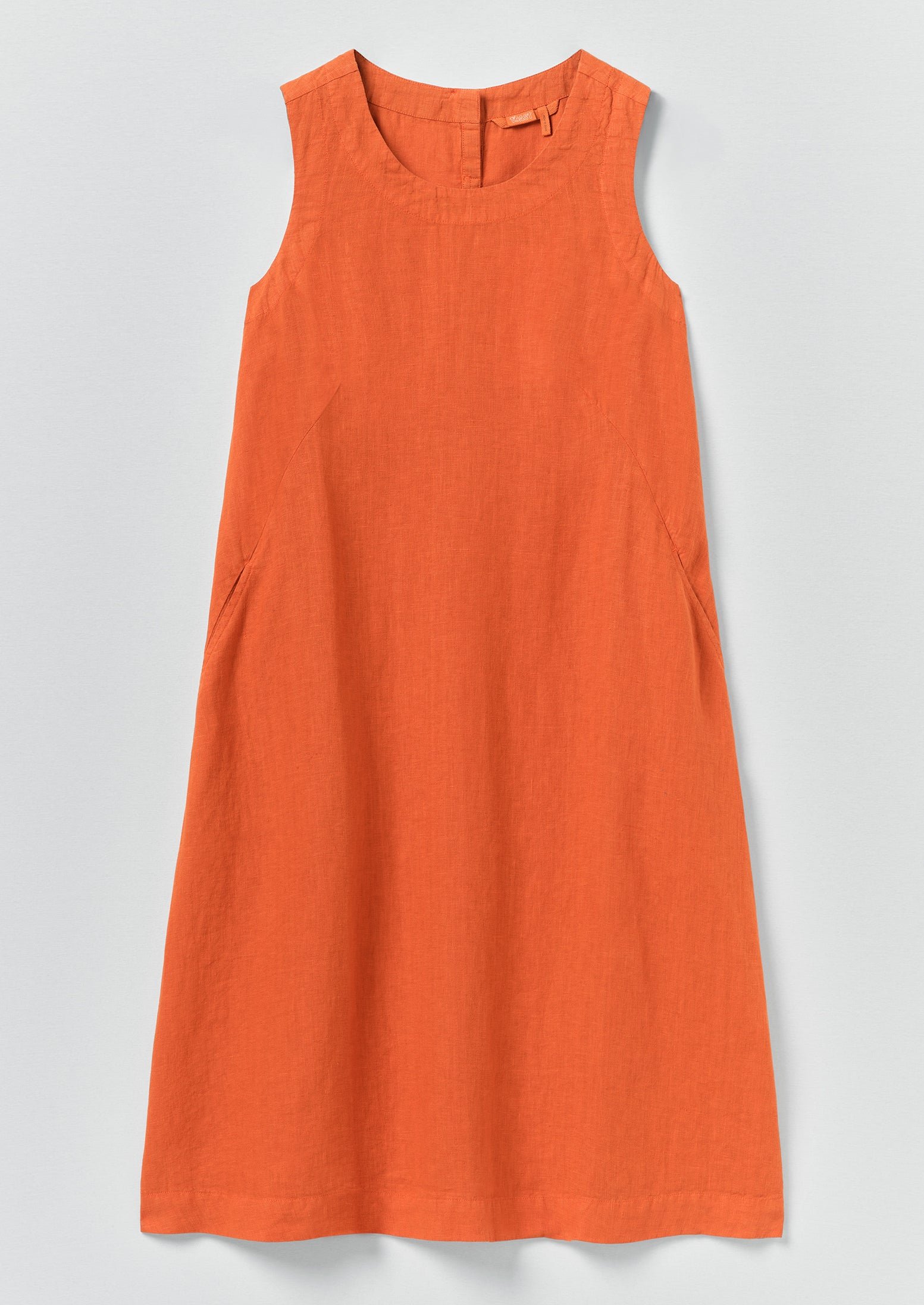 Garment Dyed Linen Shift Dress | Red Chilli