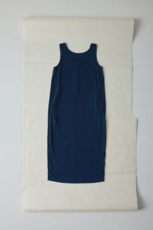 Lydia Jersey Shift Dress | Washed Indigo