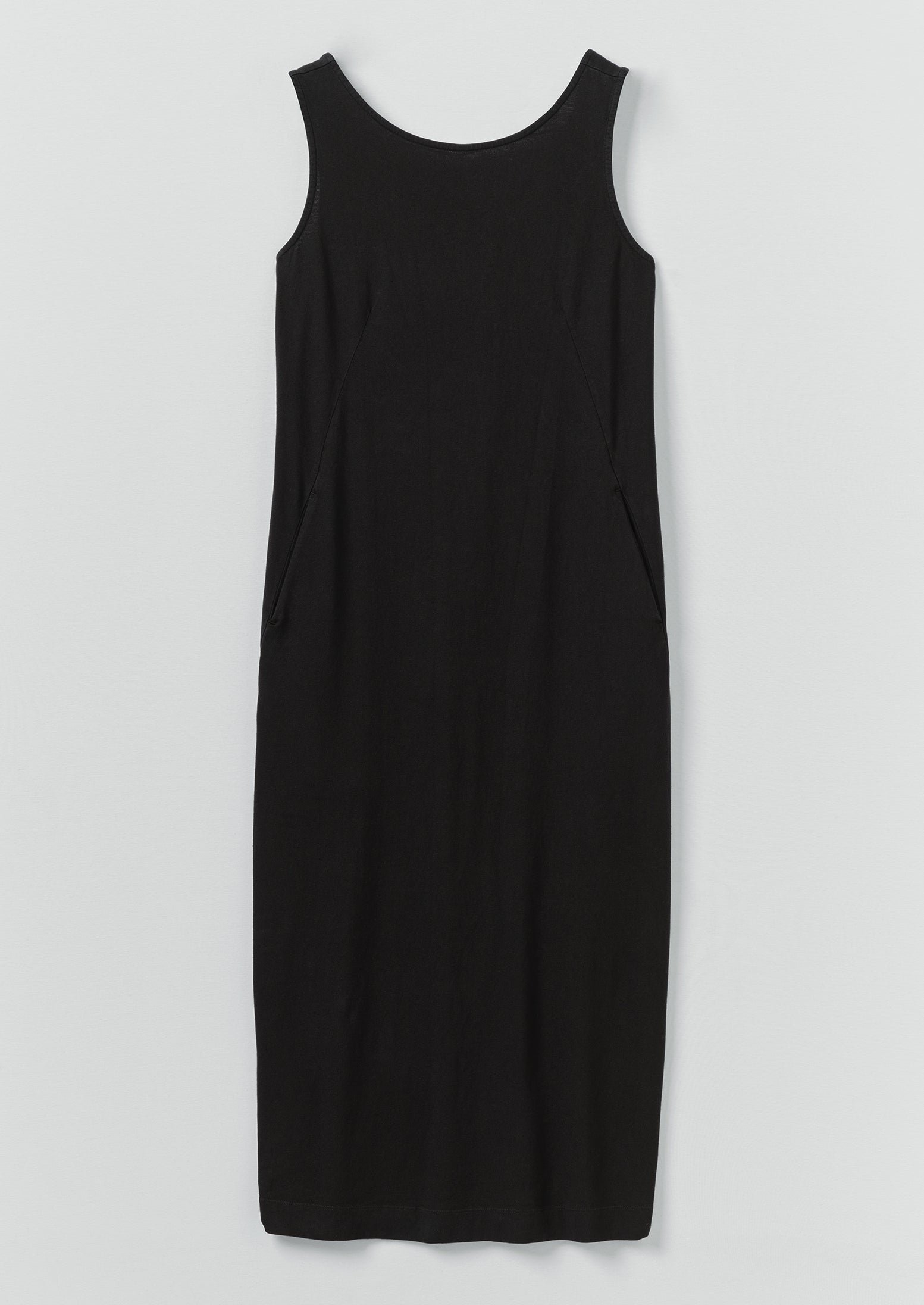 Lydia Jersey Shift Dress | Washed Black - Image 7
