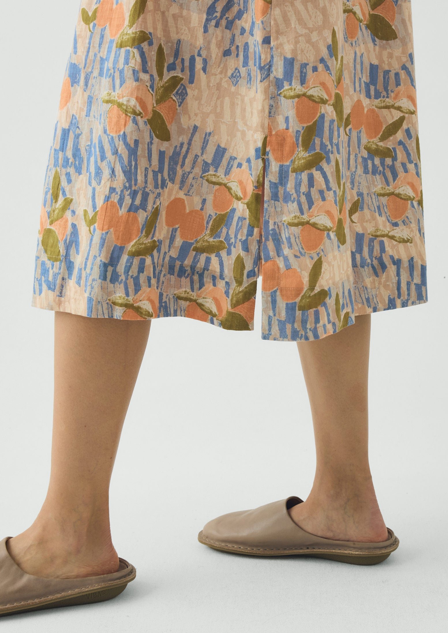 Picnic Print Cotton Nightdress | Ecru/Multi - Image 5