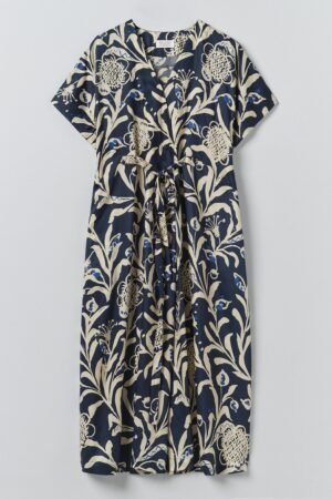 Crockery Print Dress | Smalt
