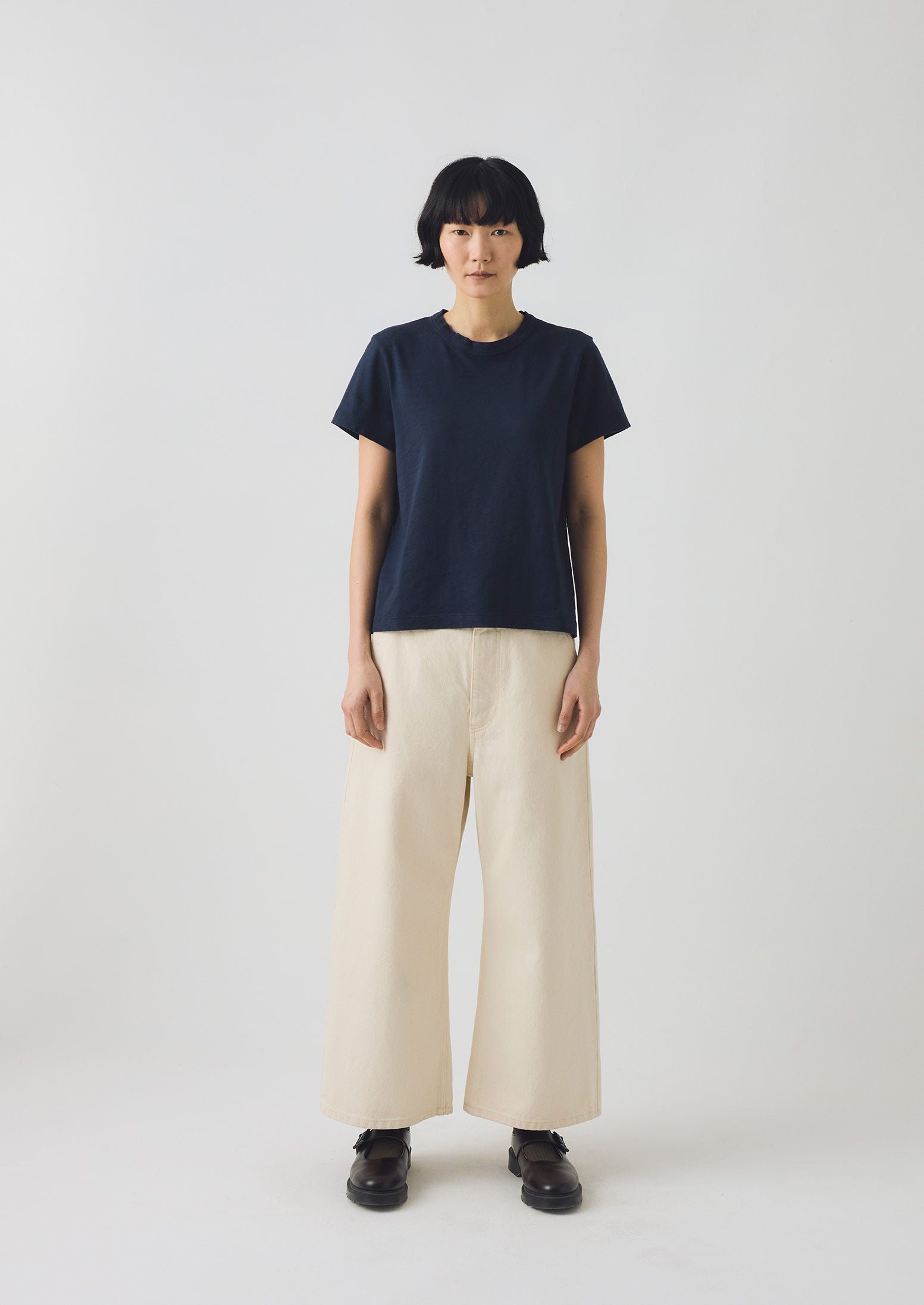 Sadie Cotton Boy Tee | Dark Indigo - Image 2