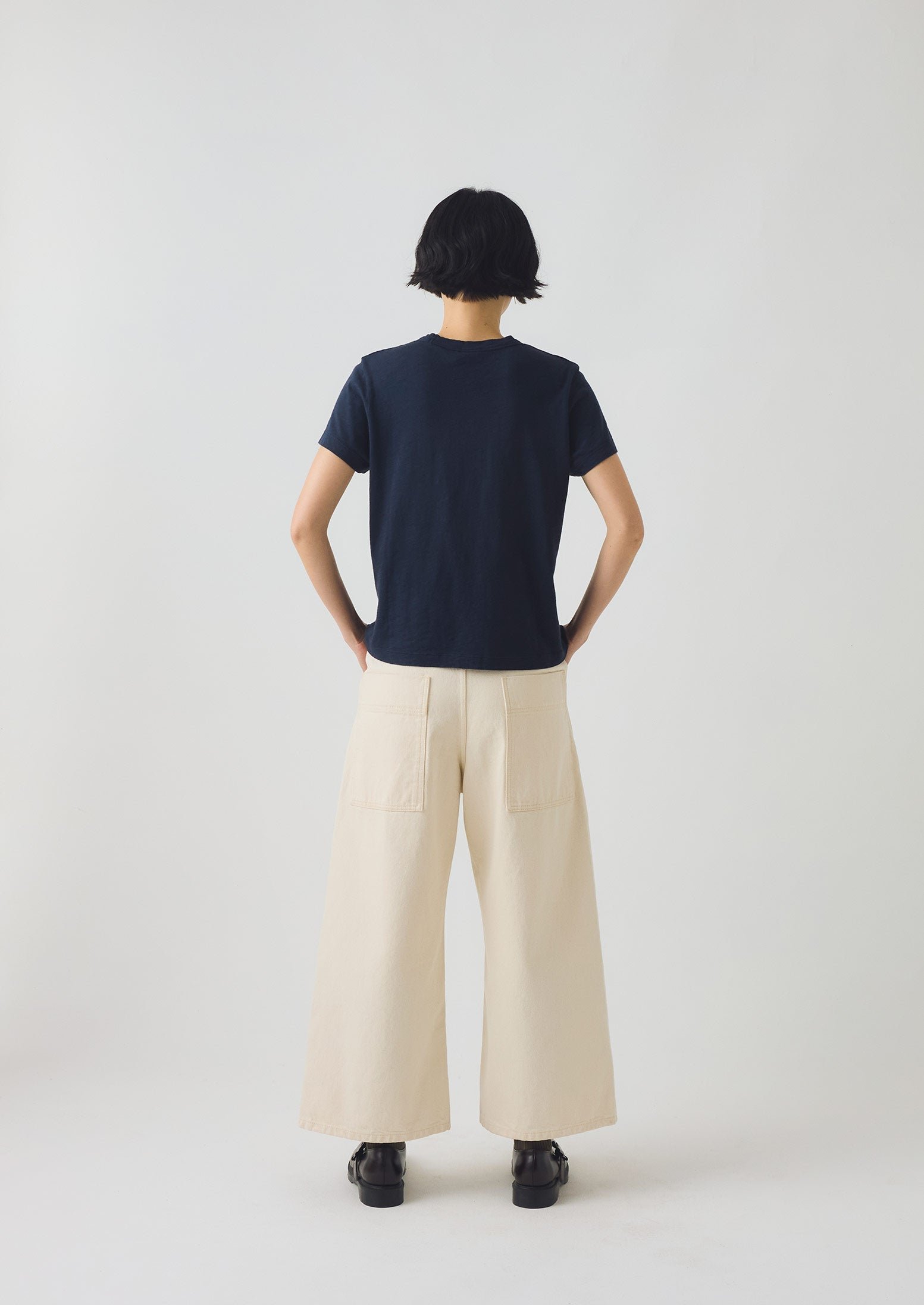 Sadie Cotton Boy Tee | Dark Indigo - Image 3