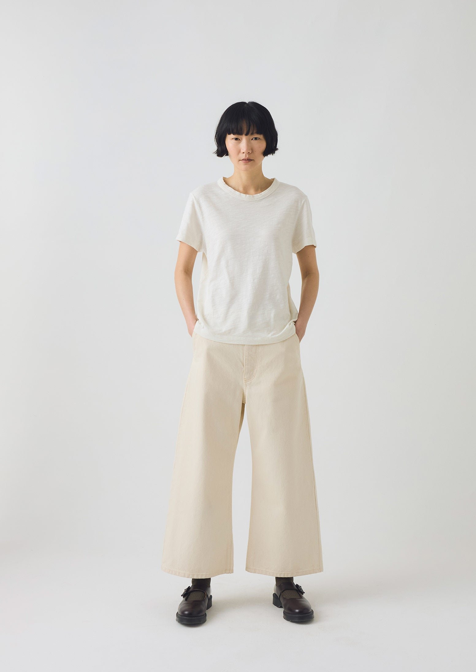 Sadie Cotton Boy Tee | Chalk - Image 4